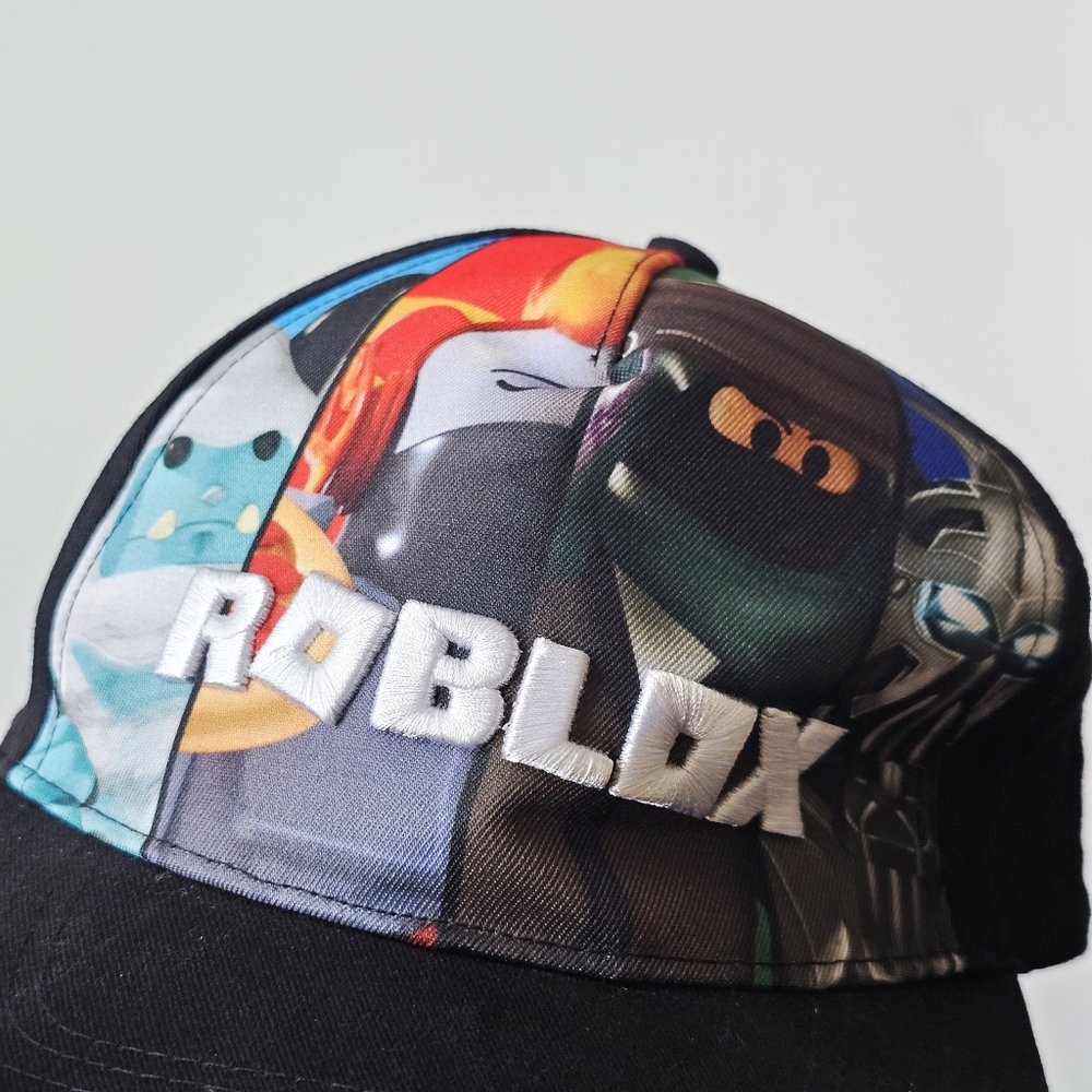 Roblox Youth Baseball Cap Snapback Nwot Adjustable Character Graphic View 5